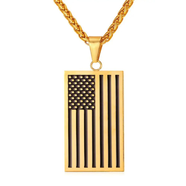 Gold Flag Pendant