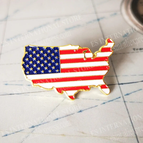 USA American Flag Lapel Pin